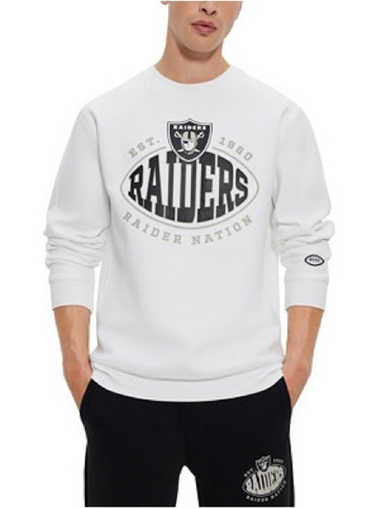 Boss Other - Boss by Hugo Boss x NFL Raiders Crewneck Sweatshirt White Large